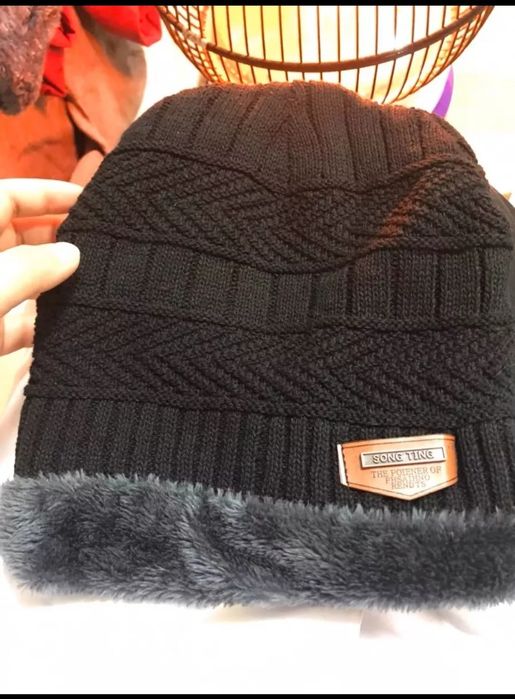 Зимовий комплект шапка + хомут ( унісекс  )