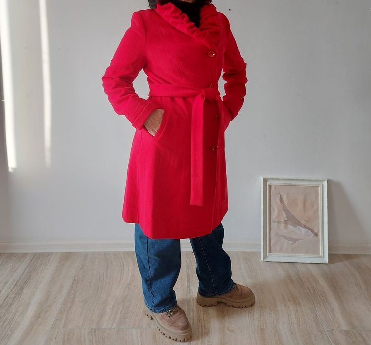 Пальто жіноче кашемір Ricco. Розмір L