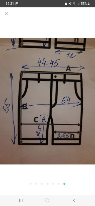 Шорти карго розмір 34.