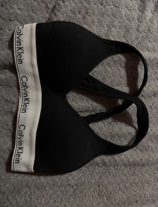 Топ-бюстгальтер Calvin Klein, чорний, розмір XS