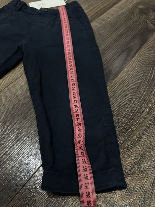 Темно-сині брюки zara, чиноси zara, штани zara  18-24, 92 см