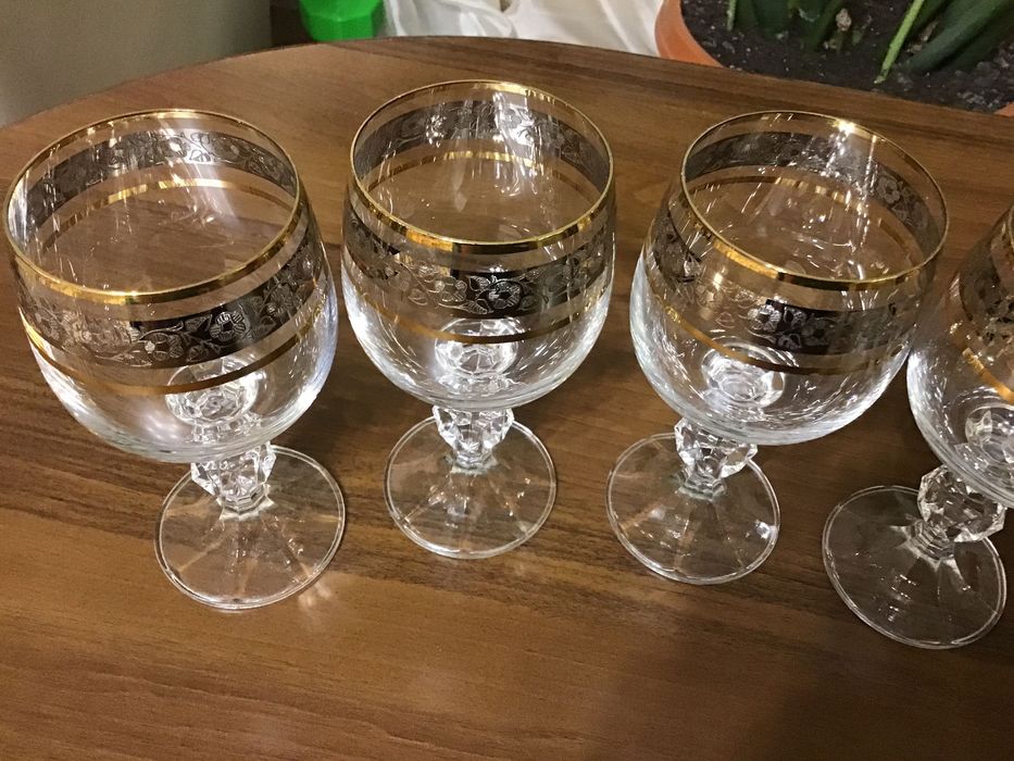 Набор хрустальных бокалов Чехия Богемия.