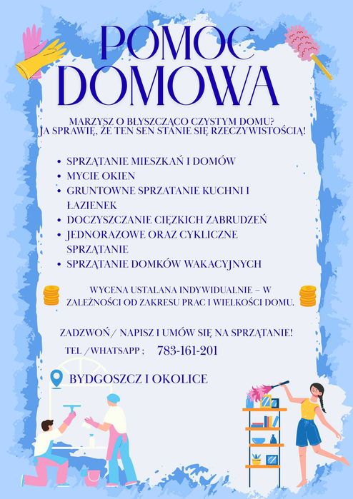 Sprzątanie domów i mieszkań | Dokładnie, solidnie, z sercem!