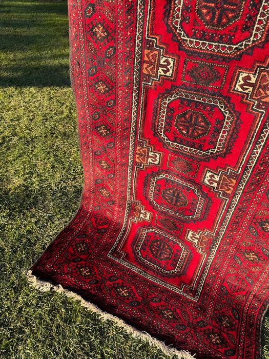 Dywan Wełniany Kaszmirowy Perski Iran Beludz 230x105 galeria 8 tys