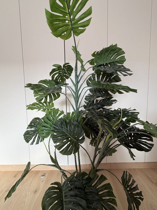 Kwiat monstera sztuczny duży