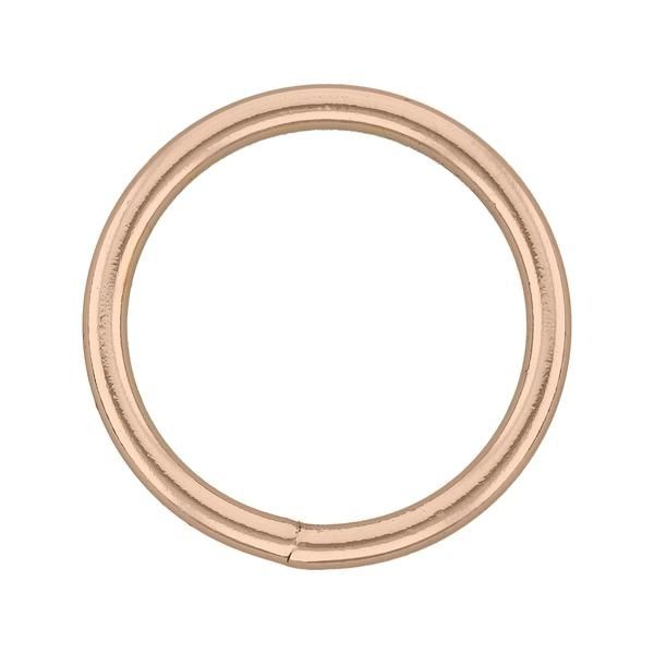 Kółko rymarskie 30mm różowe złoto rose gold
