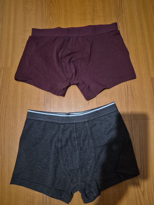 Boxers, meias usados