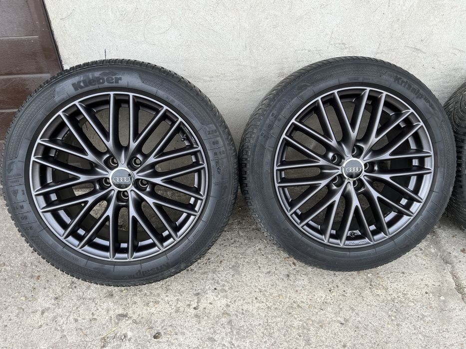 (252)Koła, Felgi 5x112 18” Borbet, Audi a6, Tiguan, Grafit