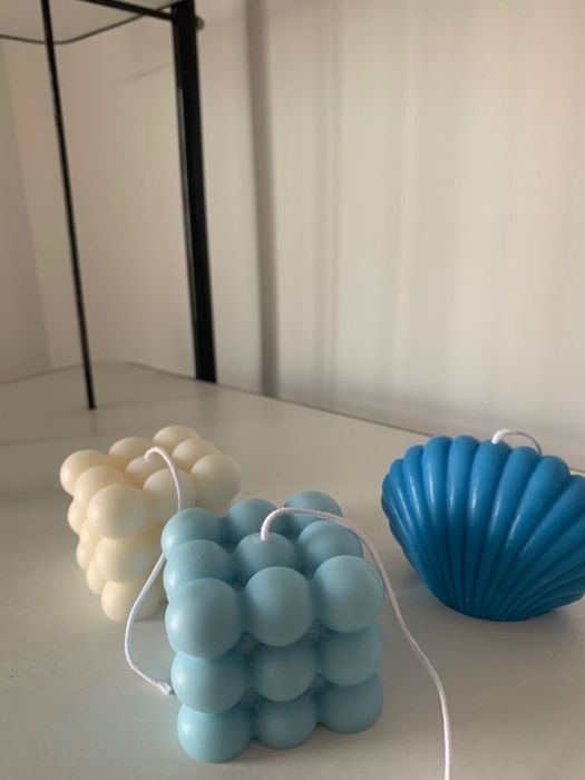 Формові арома свічки з соєвого воску.Від 80.00 грн.Подарункові набори