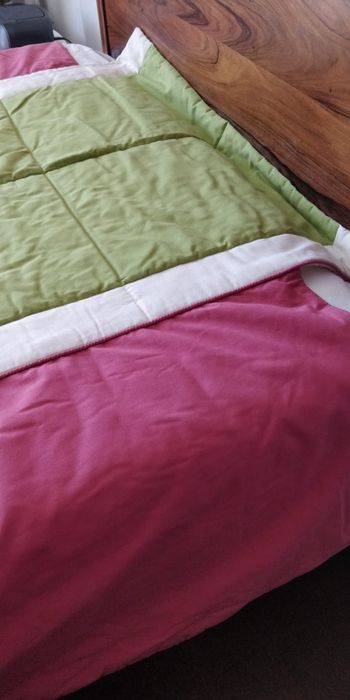 Colcha em algodão para cama pessoa e meia