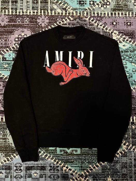 Amiri rabbit logo sweatshirt