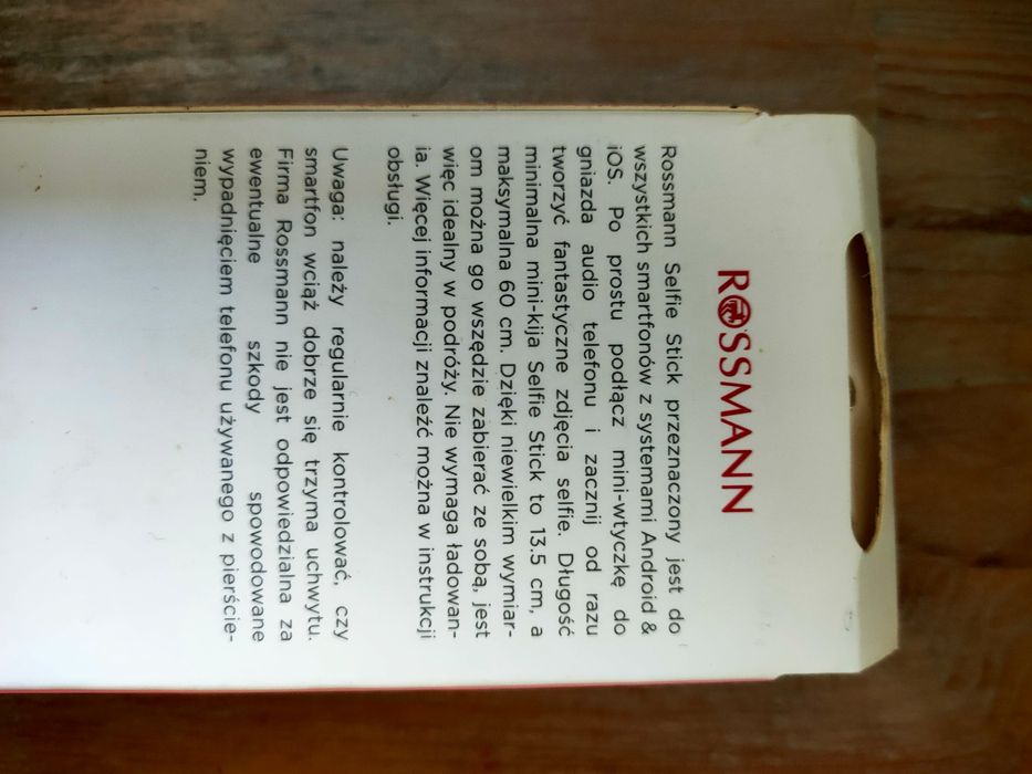 Selfie stick/ 60 cm/ nowy