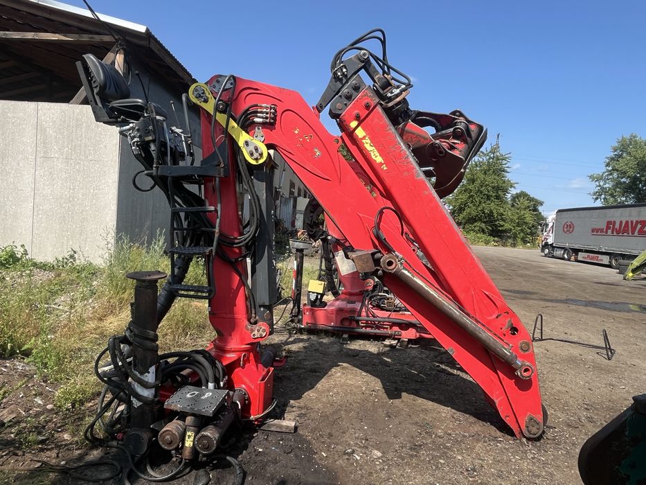 Кран маніпулятор Palfinger Epsilon 165z грейфер     Loglift Hiab