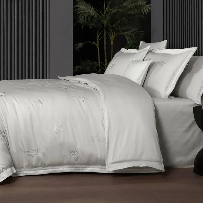 Постельное белье Sarev Serafi премиум сатин 400ТС евро с вышивкой