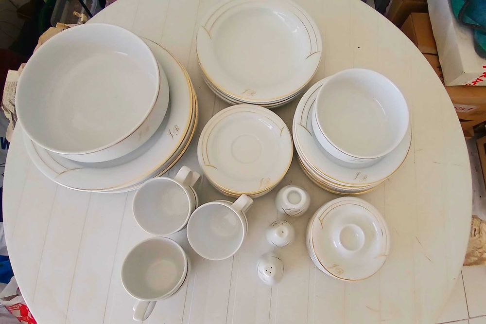 Hutschenreuther - Serviço porcelana alemã 37 peças