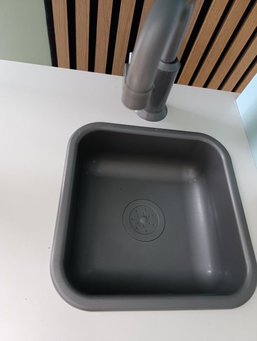 99Kuchenka Ikea miętowa świecące palniki