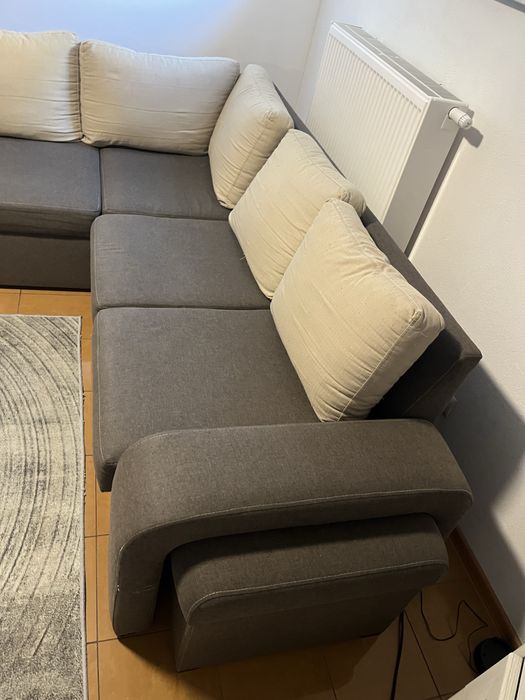 Kanapa narożna z funkcją spania