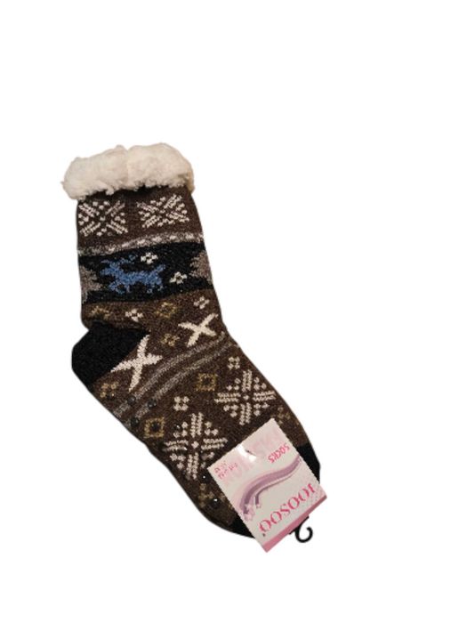 Skarpety zimowe Świąteczne 35-38 lub 39-42 Damskie grube antypoślizgow