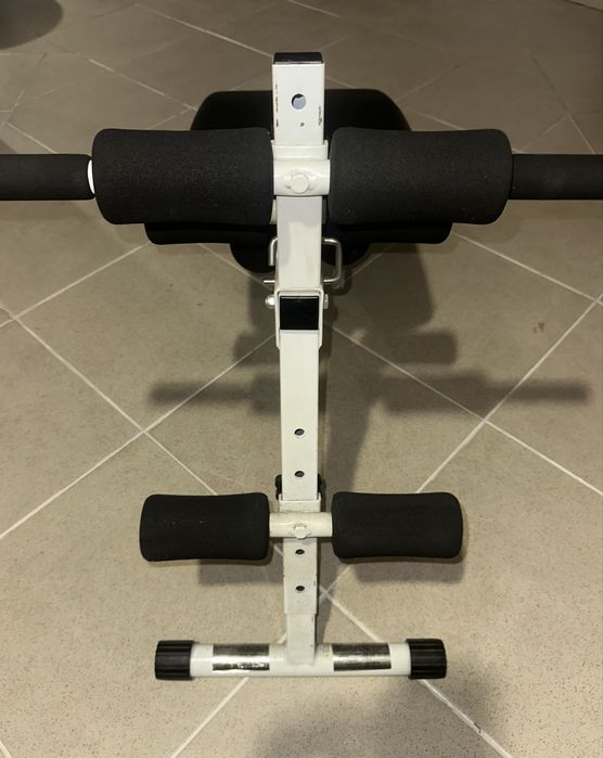 Banco de Abdominais Curvo / Fitness + Conjunto de Halteres