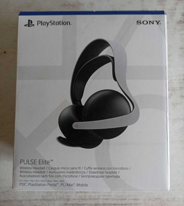 Гарнітура для консолі PlayStation Pulse Elite White + Чохол