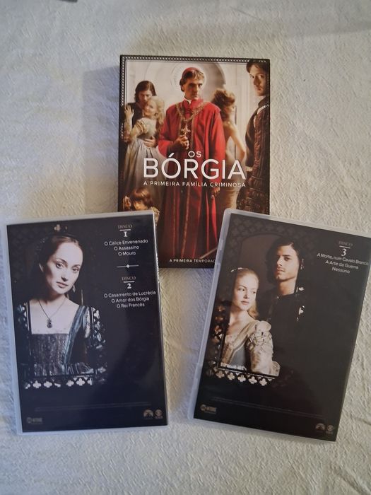 Os Bórgia, série tv com Jeremy Irons dvd