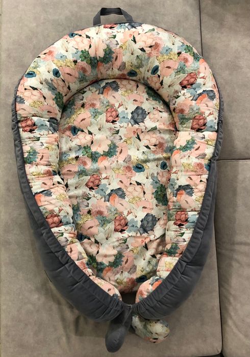 Kokon Niemowlęcy Lanila - Lucy Bloom kokon do spania kwiatowy floral