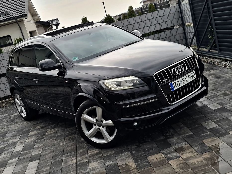 Audi Q7 2xS- line 3.0tdi full 7 os Panorama Navi Led Webasto lift" !!