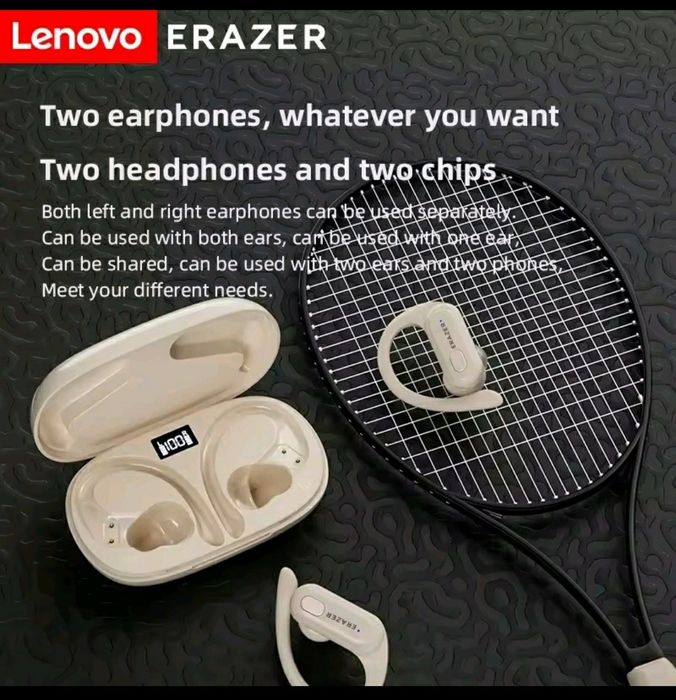 Навушники ERAZER T60 Pro Bluetooth 5.4, надійні спортивні, наушники