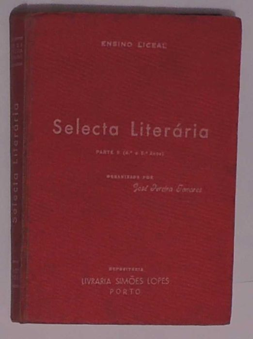 Livros Escolares Antigos Português Literatura Vários Níveis de Ensino