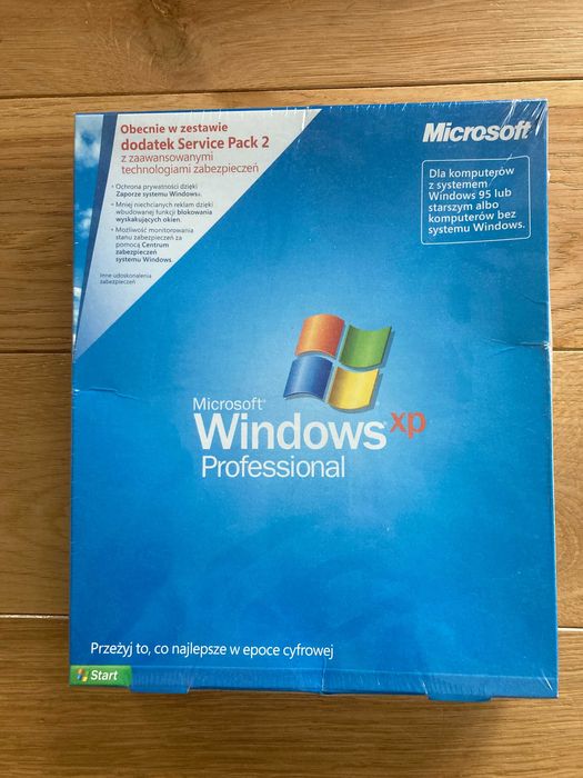 Windows XP Professional PL - nowy, w zapięczętowanym pudełku (unikat)