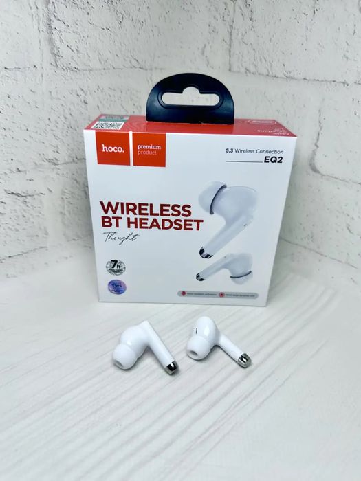 Наушники Hoco EQ2 Bluetooth 5.3 White беспроводные