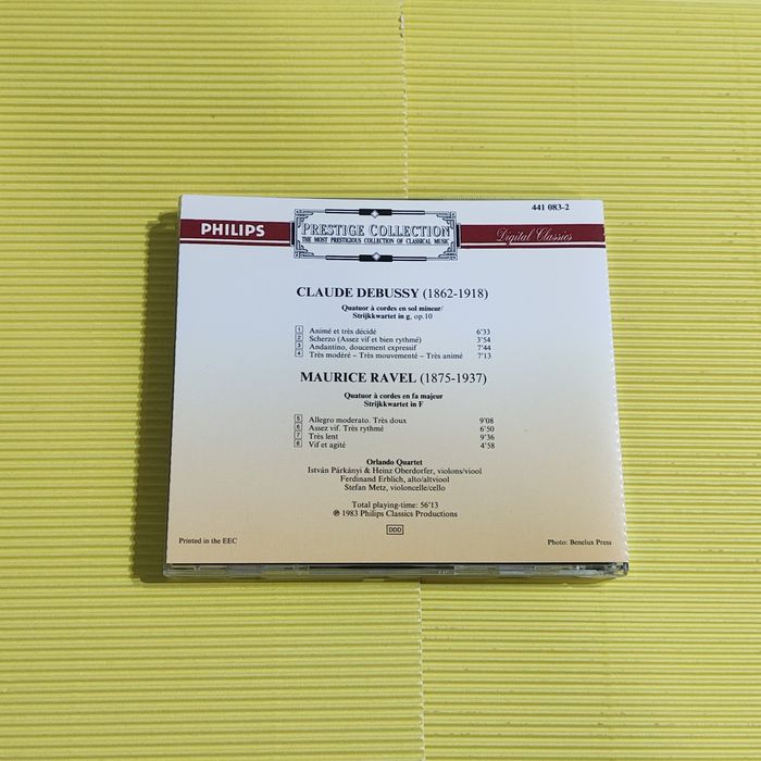 Prestige Collection Debussy Ravel String Quartets