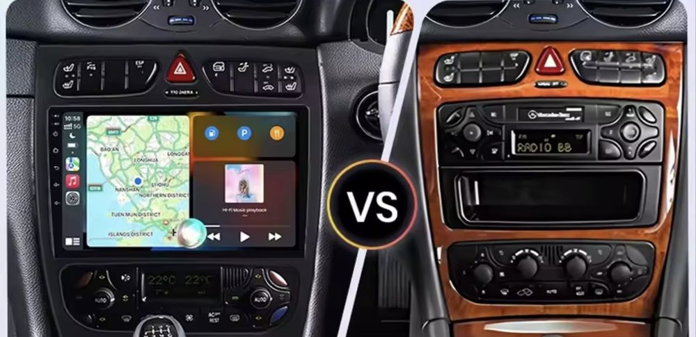 Rádios android Mercedes w203 primeira e segunda geração entre outros,  NOVOS