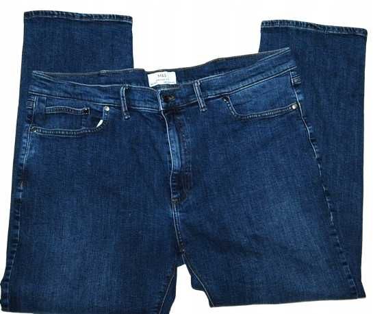 MARKS SPENCER W42 L31 PAS 108 jeansy męskie proste stretch