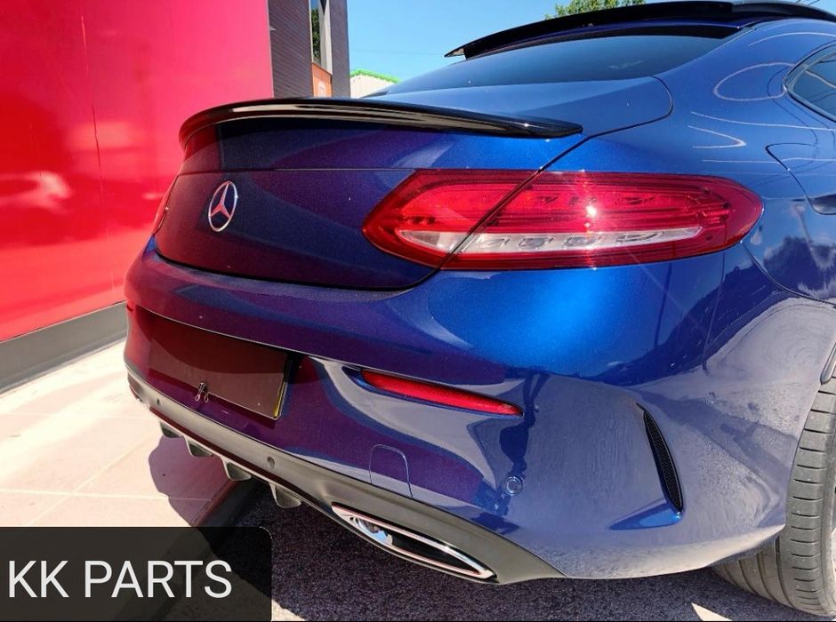 LIP SPOILER AILERON MERCEDES-BENZ C63 AMG W205 CARBONO/PRETO