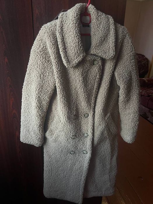 Шубка тедді з поясом