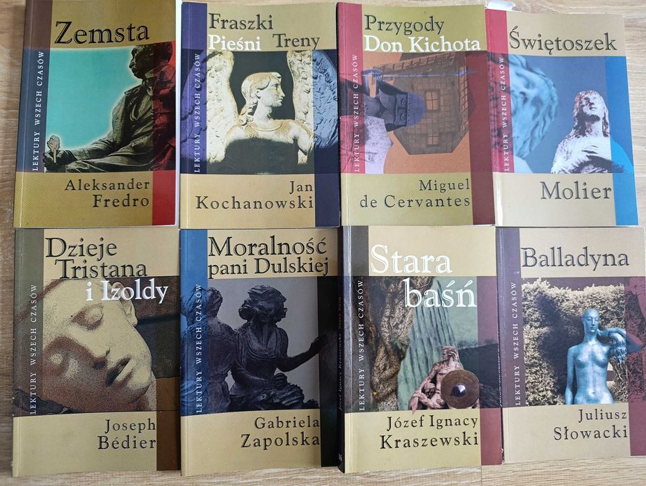Zestaw lektur szkolnych podstawówka  i liceum
