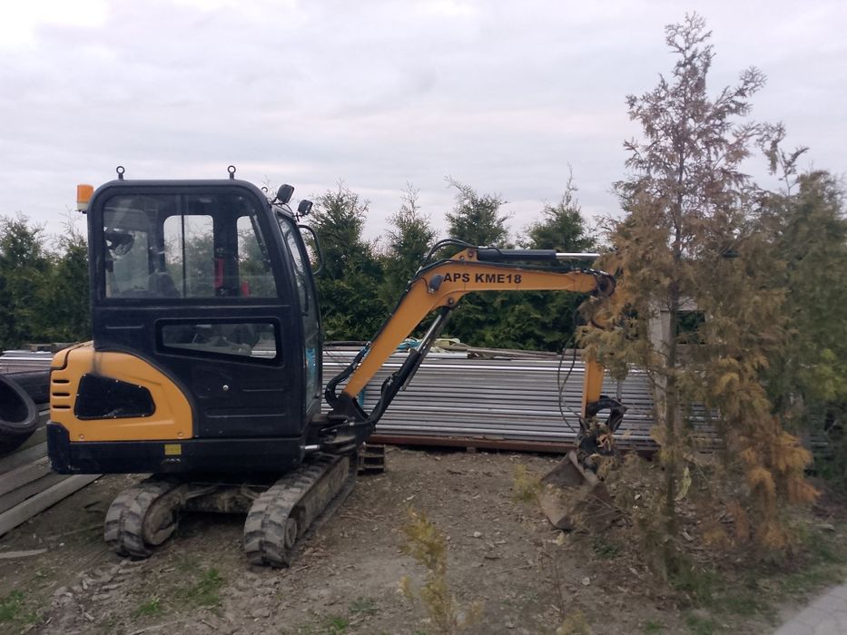 Usługi minikoparką, wykończenia wnętrz