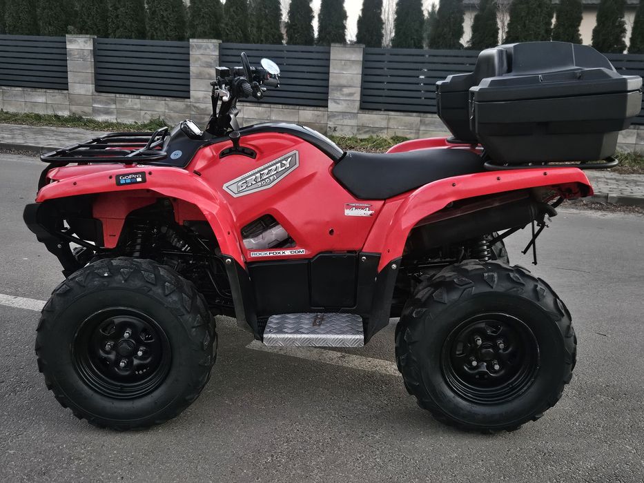 Yamaha grizzly 700 EPS Zadbana Kufer Dokumenty Quad przeprawowy