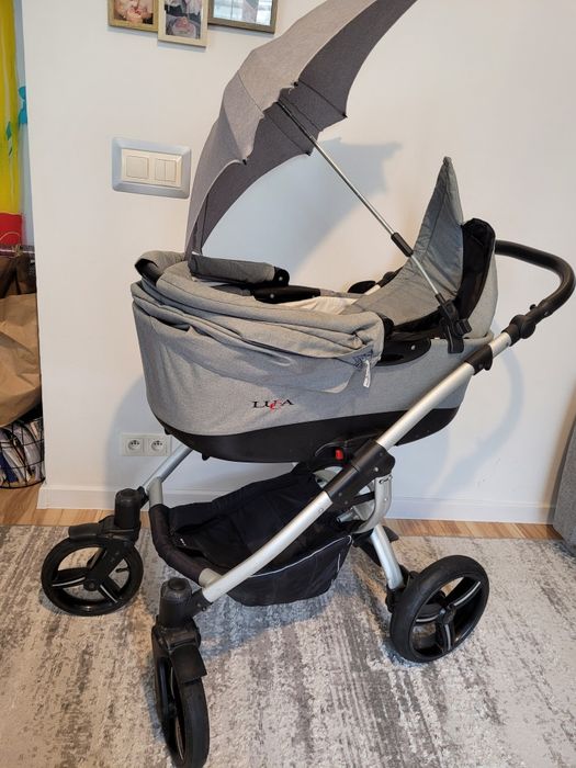 Wózek bebetto Luca 3 w 1 z akcesoriami