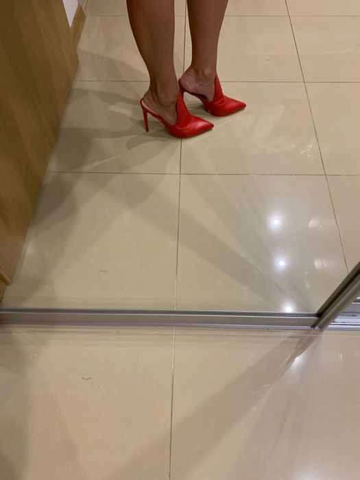 Borki Aldo skóra czerwone 39