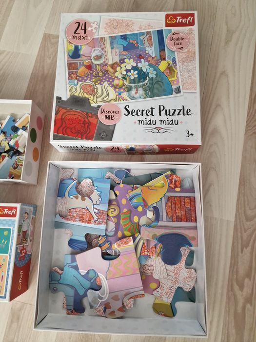 Trefl Secret puzzle miau miau 24 maxi elementy