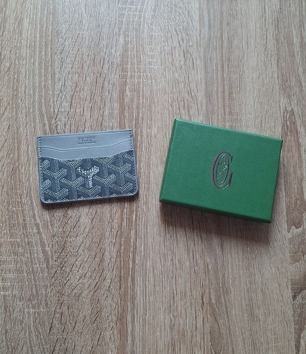 Szary portfel cardholder Goyard Paris