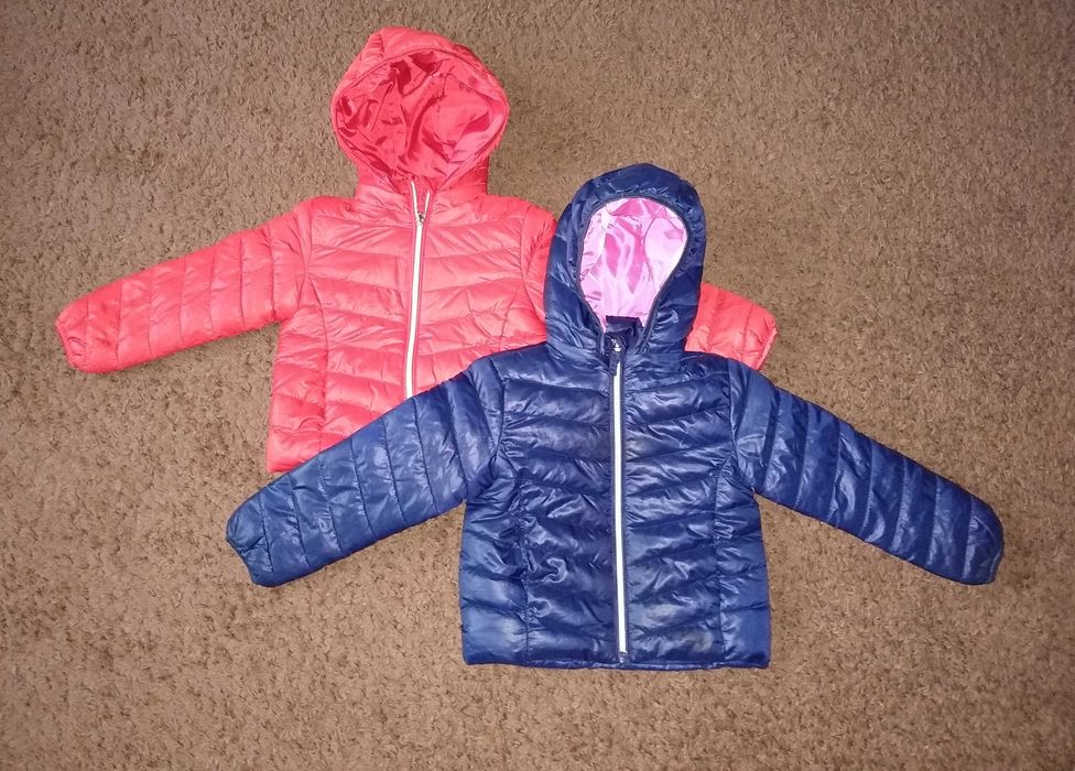 H&M kurtka pikowana lekka 2-pak 92 98 nowe