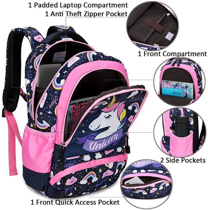 Mochila unicórnio 15L menina