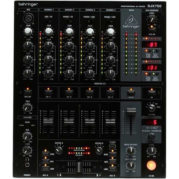DJ микшерт Behringer DJX750 БУ