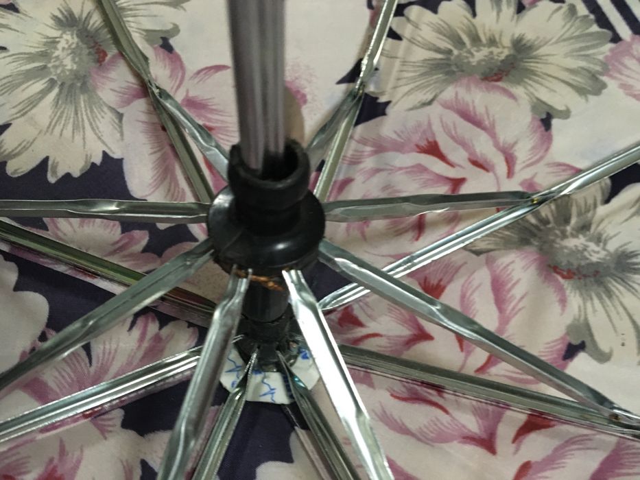 parasolka damska składana w kwiaty