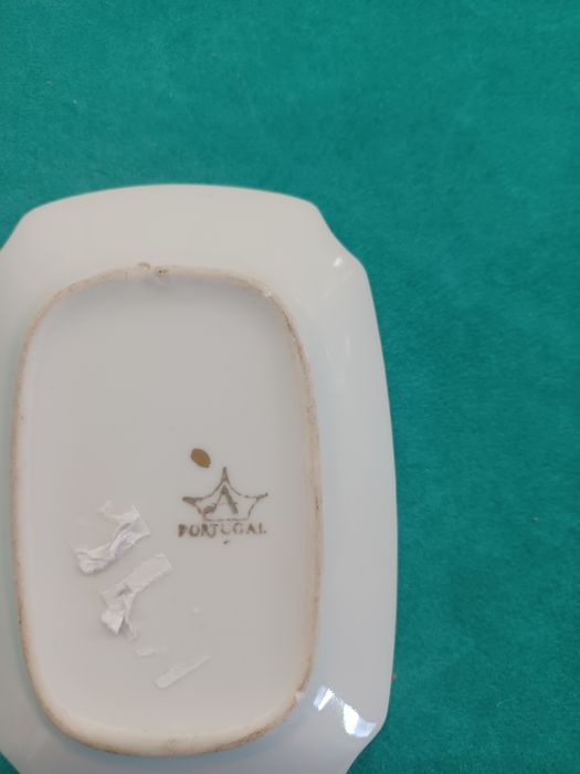 Conjunto de 5 peças de toilete em porcelana
