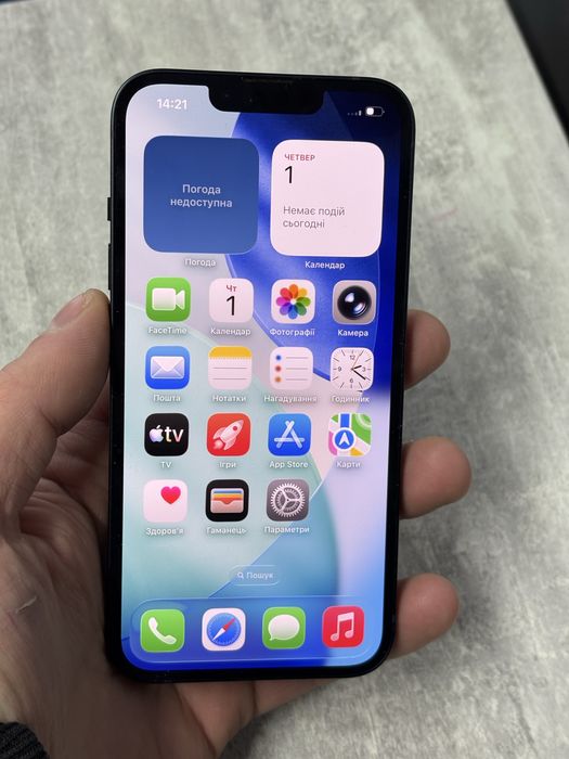 iPhone 13 128GB Black • Neverlock • Ідеальний стан • АКБ 91% • Айфон