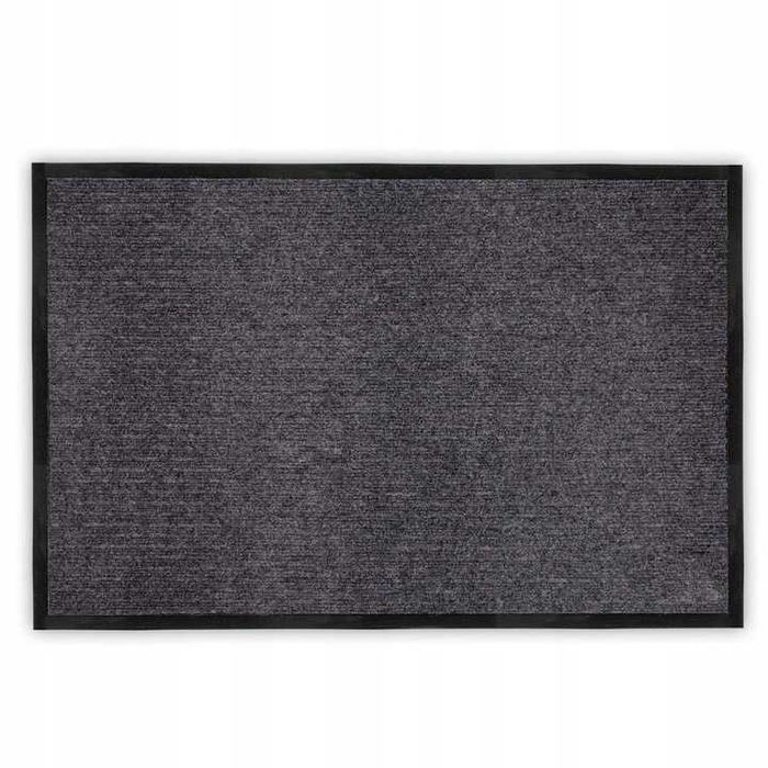 Wycieraczka Mata Do Butów Pod Drzwi Prążkowana Szara 120 X 180cm